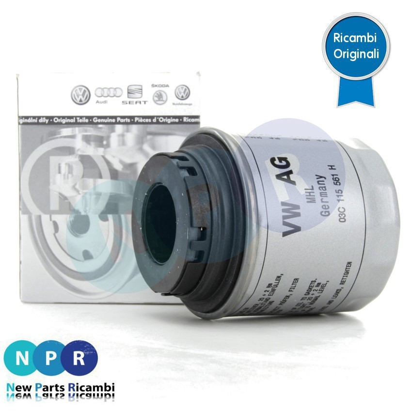 Genuine NUOVO filtro olio del motore per SEAT VW AUDI SKODA 06A115561B